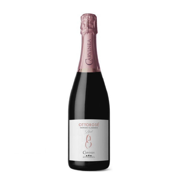 CARVINEA OTTOROSE' METODO CLASSICO BRUT ROSE Millesimo 2016